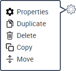 Data entry control menu
